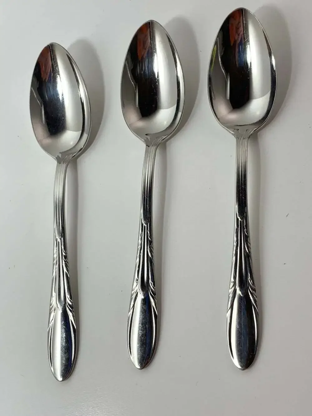 Vintage Lot of ARNBE AB2 Stainless Flatware 3 pcs tea spoons